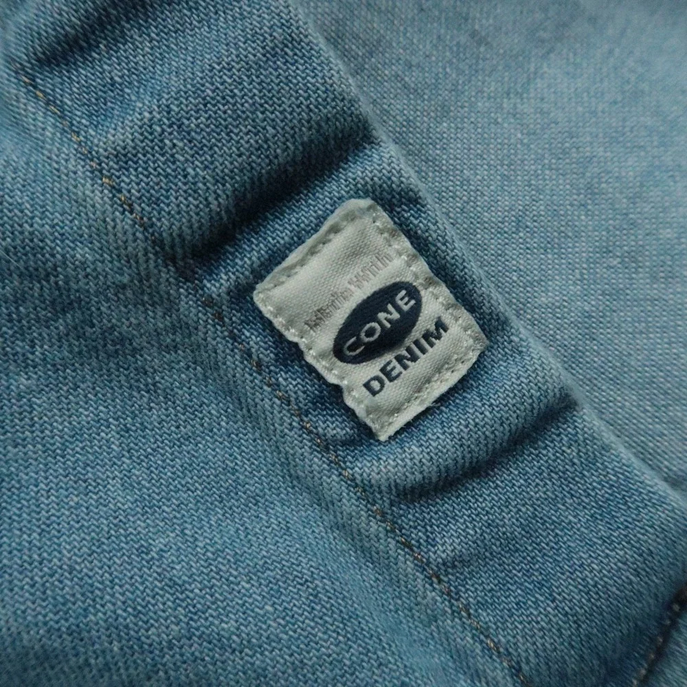 Levi's Shirt Mens XXL Blue Cone Denim Pearl Snap Western Long Sleeve 2XL *